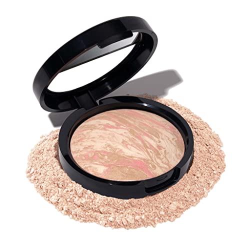 LAURA GELLER Baked Color Correcting Powder Foundation – Porcelain
