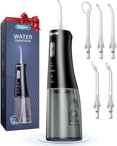 Onlyone Cordless Water Flosser, Rechargeable, 300ML, IPX7 Waterproof