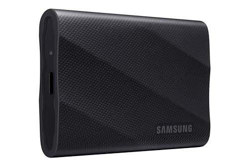 Samsung T9 1TB Portable SSD, 2000MB/s, USB 3.2, Black