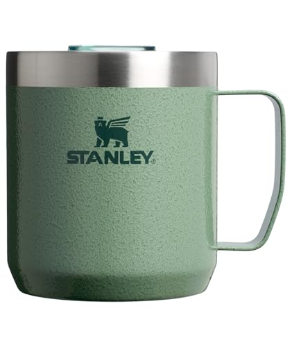 STANLEY 12oz Insulated Camp Mug with Lid – Hammertone Green