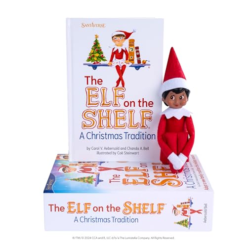 The Elf on the Shelf: Brown-Eyed Girl Scout Elf Set