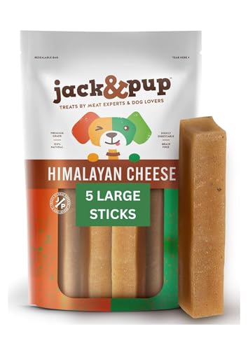 Jack&Pup Large Himalayan Yak Dog Chew – 5 Pack