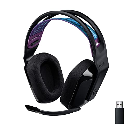 Logitech G535 Wireless Gaming Headset – Lightweight, Flip Mic, USB Charge