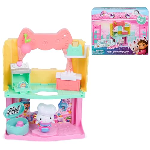 Gabby’s Dollhouse: Cakey’s Kitchen Toy Set for Ages 3+