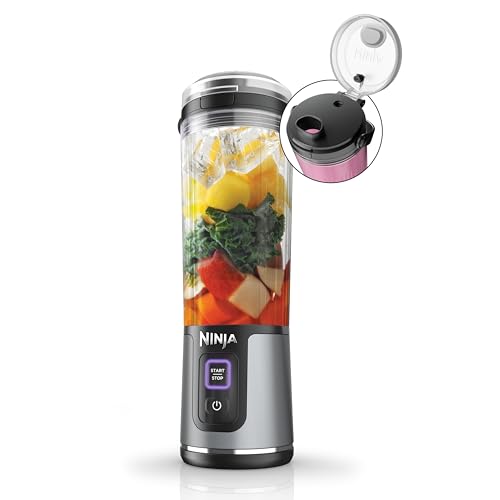 Ninja Cordless Portable Blender, 18oz, USB-C, BPA Free, Black