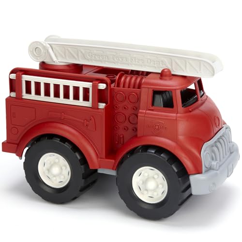 Green Toys Red Fire Truck – BPA Free, Skill-Boosting Toy