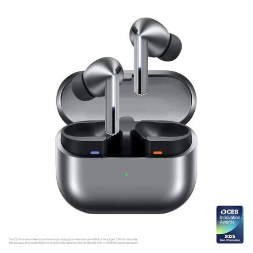Samsung Galaxy Buds 3 Pro Noise Cancelling Wireless Earbuds, Silver