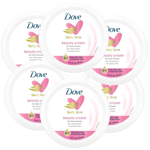 Dove Nourishing Body and Face Cream, 6-Pack, 5.07 Oz