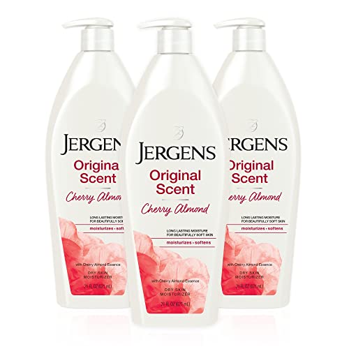 Jergens Cherry Almond Body Lotion, 21 Oz, Pack of 3