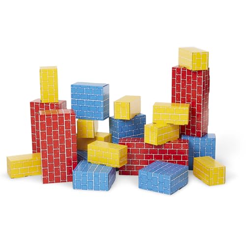 Melissa & Doug Jumbo Cardboard Blocks (24 Pieces)