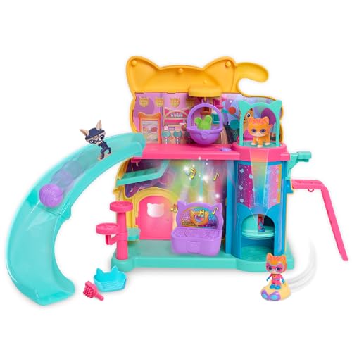 Disney Junior SuperKitties Playset, 12-Piece, Lights & Sounds, Age 3+
