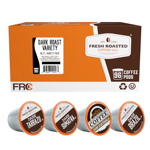 Dark Roast Coffee Pods, K-Cup Compatible, 96 Count