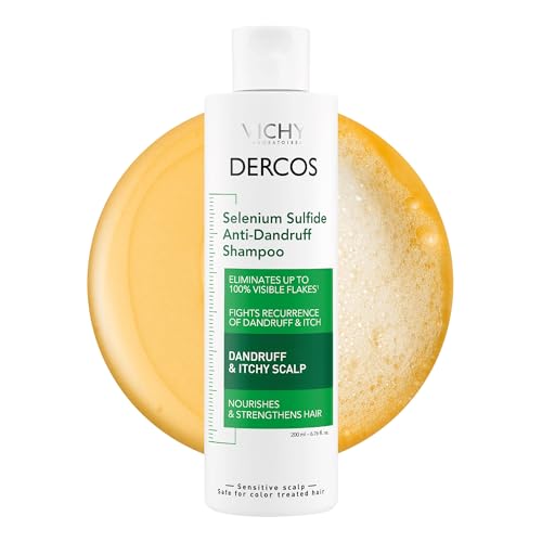 Dercos Anti-Dandruff Shampoo, Itch Relief, 6.76 Fl. Oz.