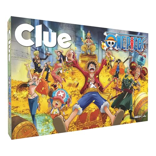CLUE: One Piece Board Game, Hunt Treasure with Luffy & Crew, Ages 8+