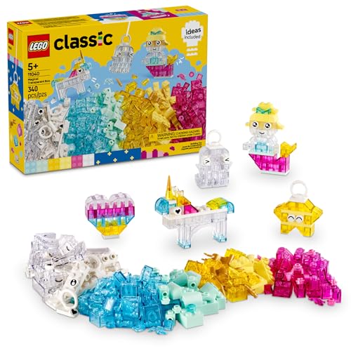 LEGO Classic Transparent Box – Building Set for Kids 5+