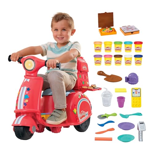Play-Doh Pizza Scooter Playset: Ride-On Toy for Kids 3+
