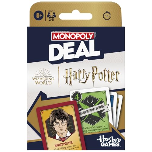 Harry Potter Monopoly Deal Card Game | Ages 8+ | 2-5 Players