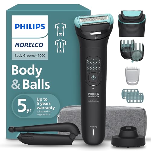 Philips Norelco 7000 Waterproof Men’s Body Groomer with Case