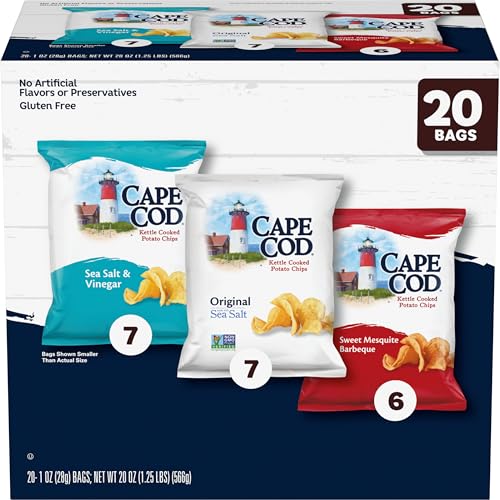 Cape Cod Variety Pack Chips, 20 x 1 Oz