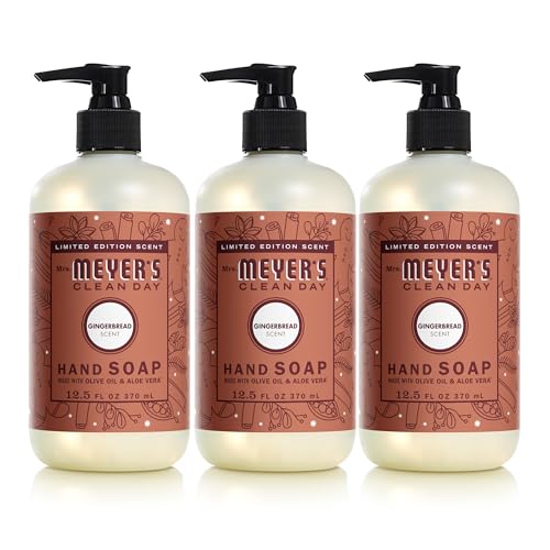 Mrs. Meyer’s Gingerbread Hand Soap, 12.5 oz (3-Pack)