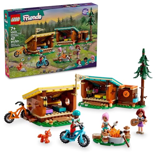 LEGO Friends Adventure Camp Cozy Cabins Playset for Kids