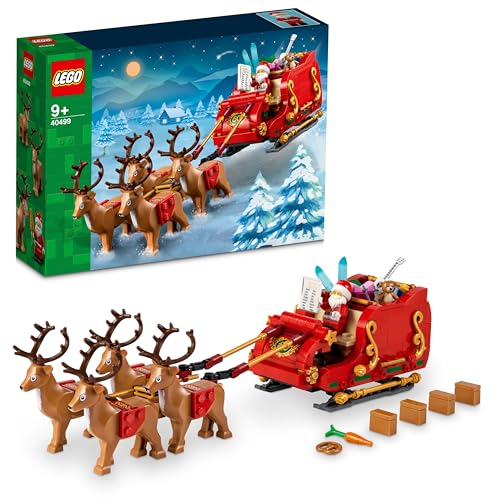 LEGO Santa’s Sleigh Building Set – Ages 9+ Christmas Decor