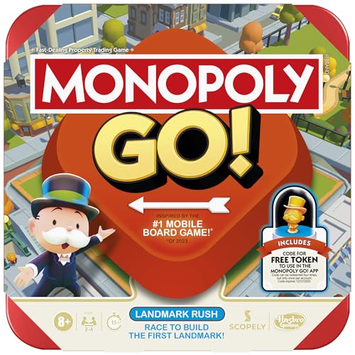 Monopoly GO! Board Game | Ages 8+ | 2-4 Players