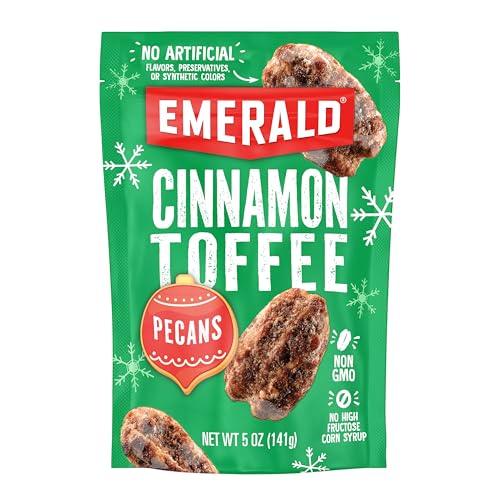 Emerald Nuts Cinnamon Toffee Pecans, 5oz, Kosher, Non-GMO