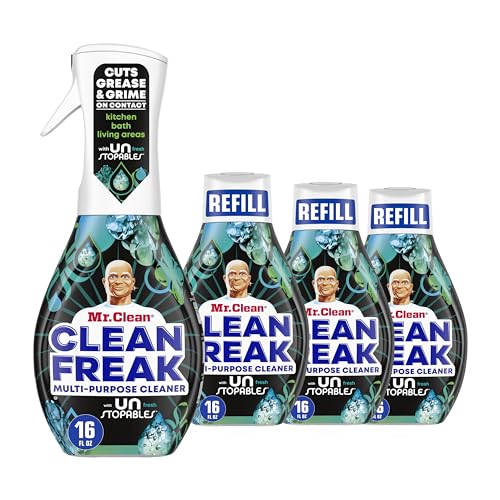 Mr. Clean Freak Multi Surface Spray Kit, Fresh Scent, 64 oz