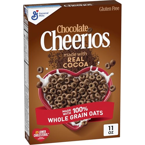 Chocolate Cheerios, Gluten Free Whole Grain Cereal, 11 oz