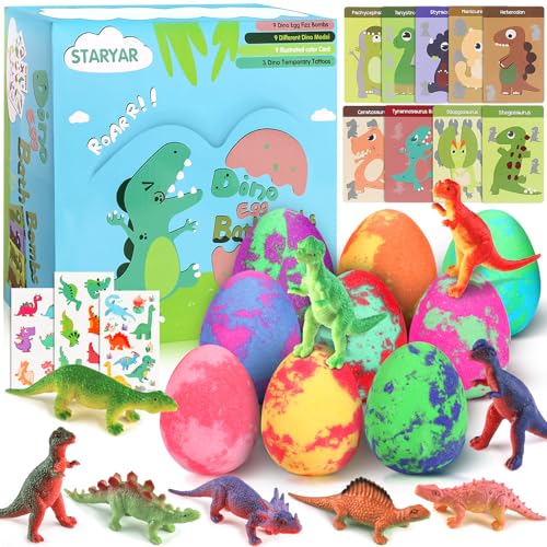 Dinosaur Surprise Bath Bombs Gift Set – 9 Pack