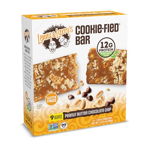 Lenny & Larry’s Vegan Protein Bar – Peanut Butter Chocolate Chip