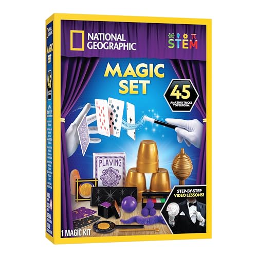 National Geographic Kids Magic Set – 45 Tricks with Video Instructions