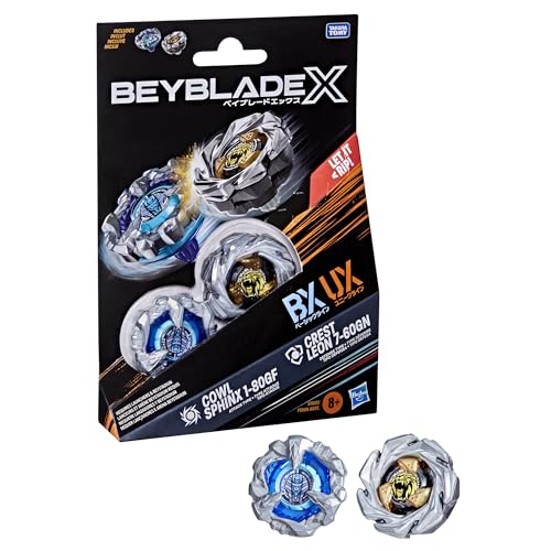 Beyblade X Cowl Sphinx & Crest Leon Dual Pack Set