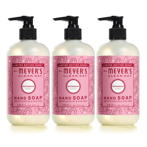 Mrs. Meyer’s Peppermint Hand Soap, 12.5 oz, 3-Pack