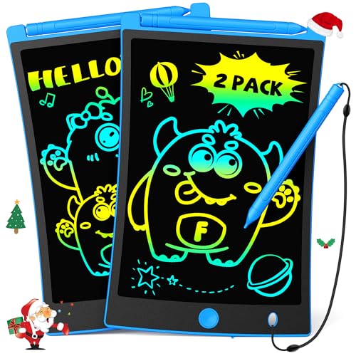 TEKFUN 2 Pack LCD Writing Tablet – 8.5in Doodle Pad for Kids