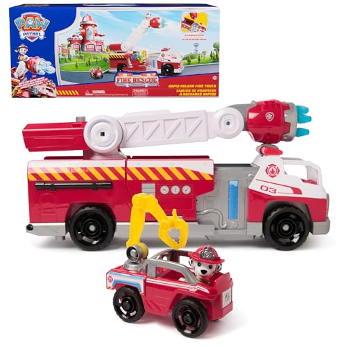 Paw Patrol Fire Truck with Marshall, Launcher & Sounds