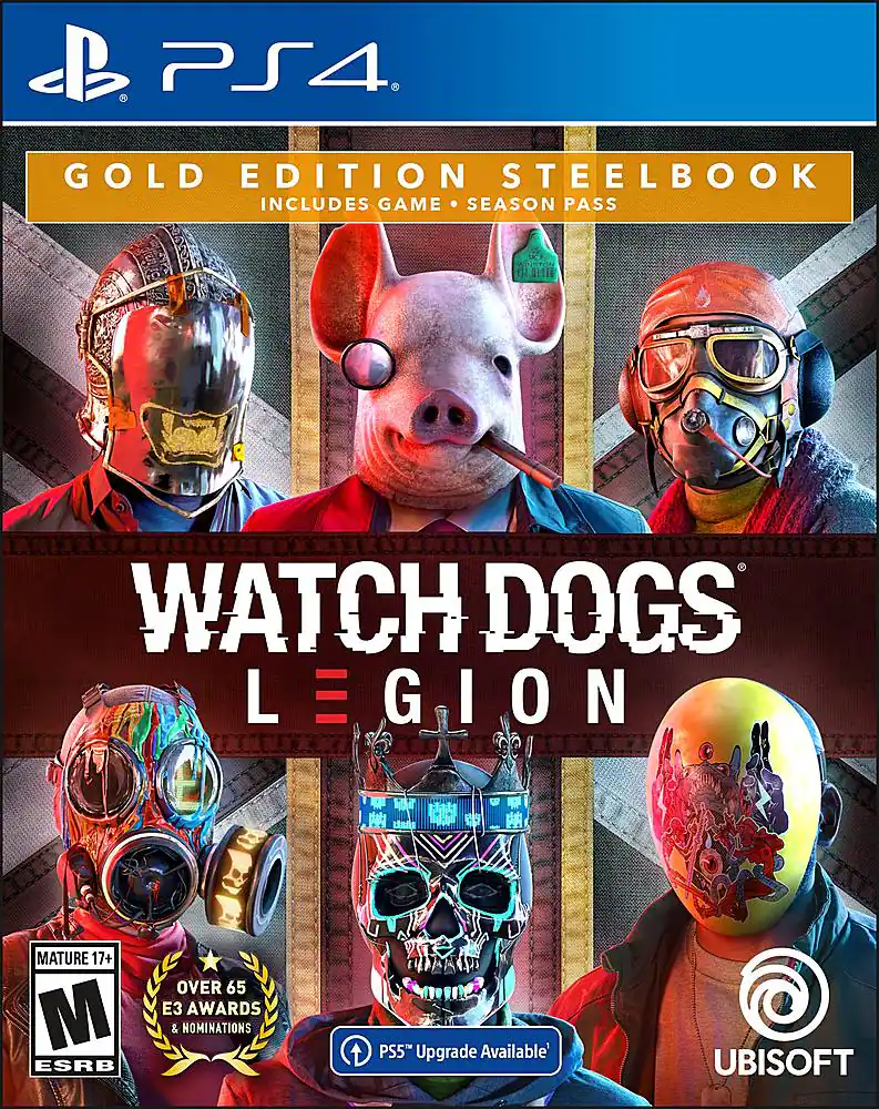 Watch Dogs: Legion Gold Edition SteelBook – PlayStation 5, PlayStation 4