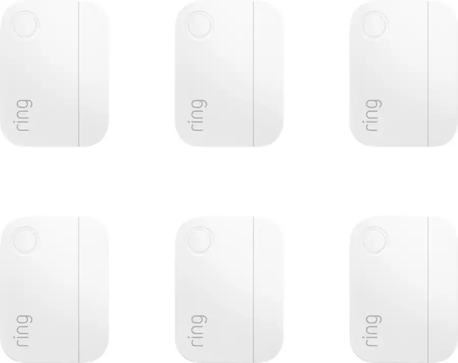 Ring – Alarm Contact Sensor (2nd Gen) (6-Pack) – White