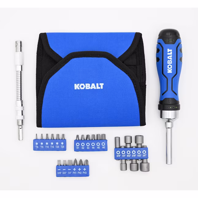 Kobalt 27 -Piece 3-in Ratcheting Multi-Bit Combination Tip Screwdriver Set