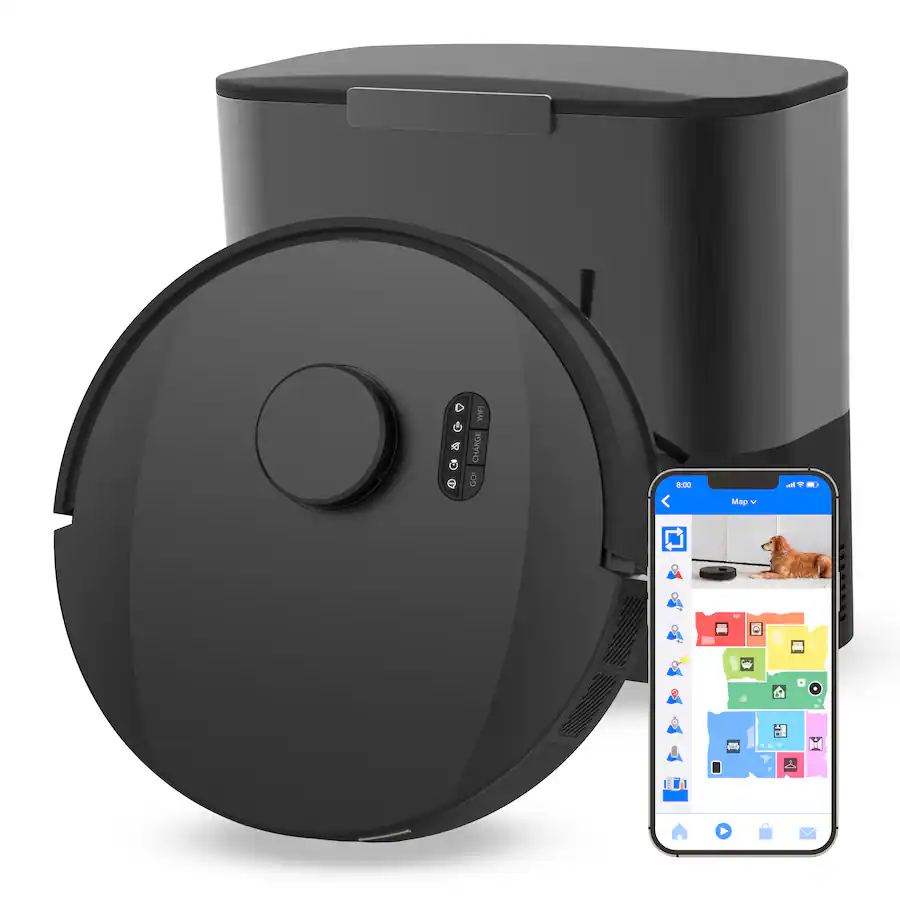 bObsweep UltraVision Pet Self Empty Robot Vacuum
