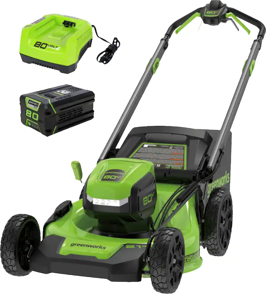 Greenworks  80Volt 21Inch Self Propelled Lawn Mower