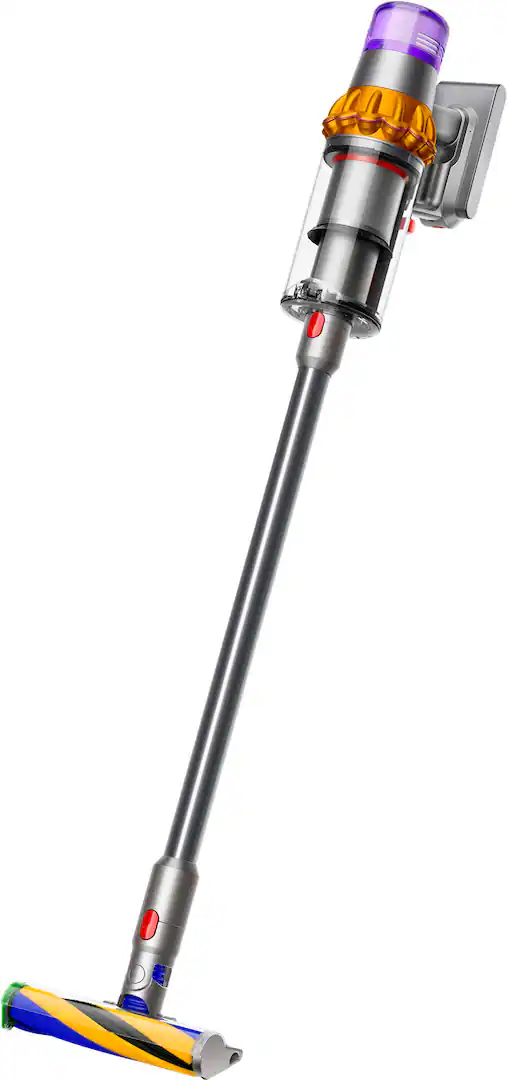 Dyson – V15 Detect Extra Cordless Vacuum with 10 accessories – Yellow/Nickel