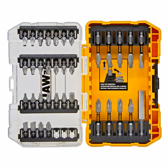 DEWALT TOUGH GRIP Screwdriver Bit Set 35 -Piece