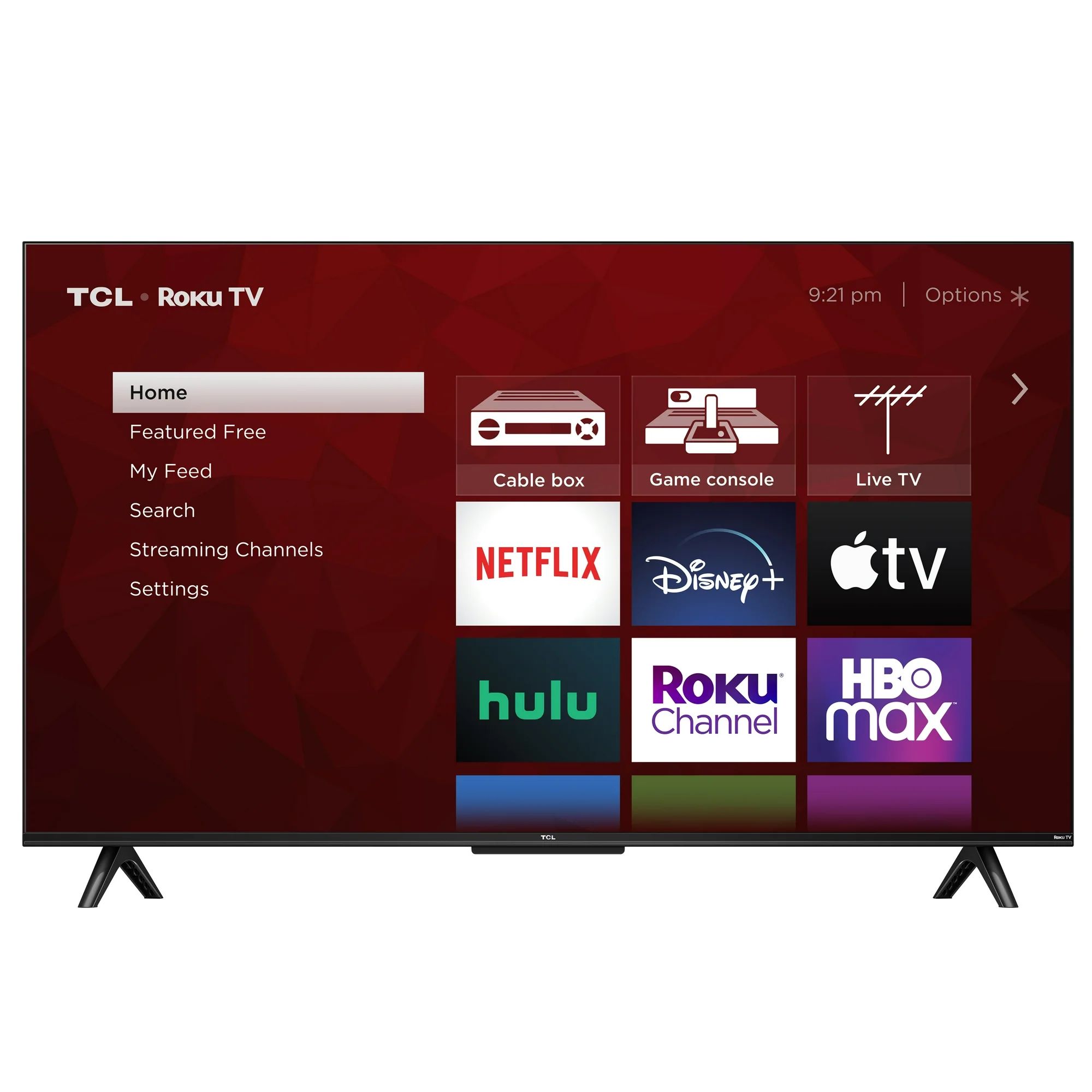 TCL 43” Class S4 (43S451) 4K UHD HDR Smart TV with Roku TV