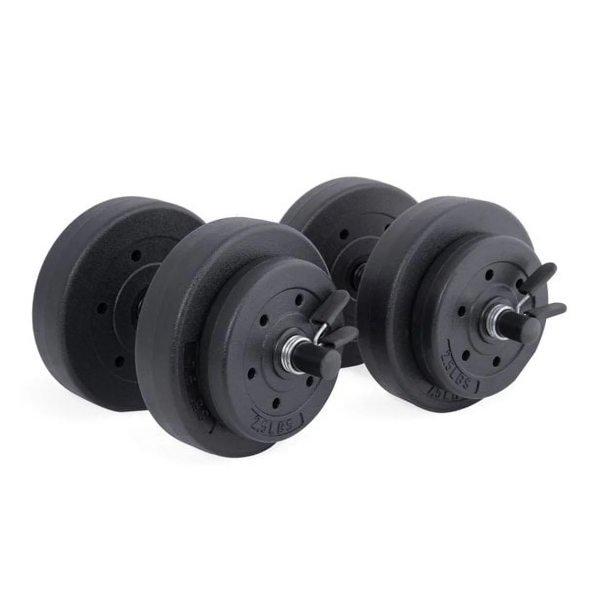 Athletic Works 40lb Adjustable Vinyl Dumbbell Set