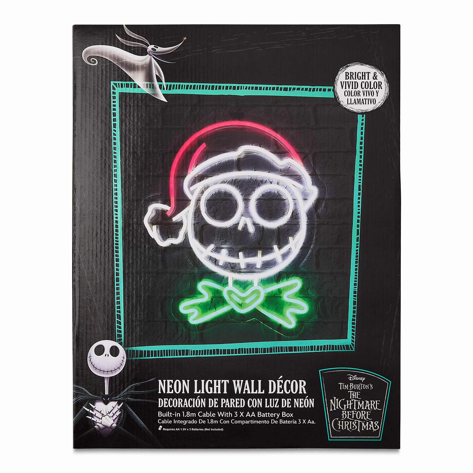 Jack Skellington LED Light Up Hanging Wall