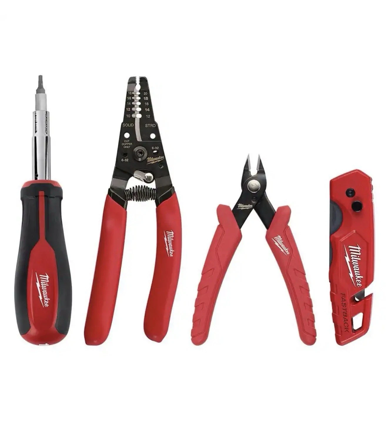 Milwaukee Electrician’s Hand Tool Kit 4Piece