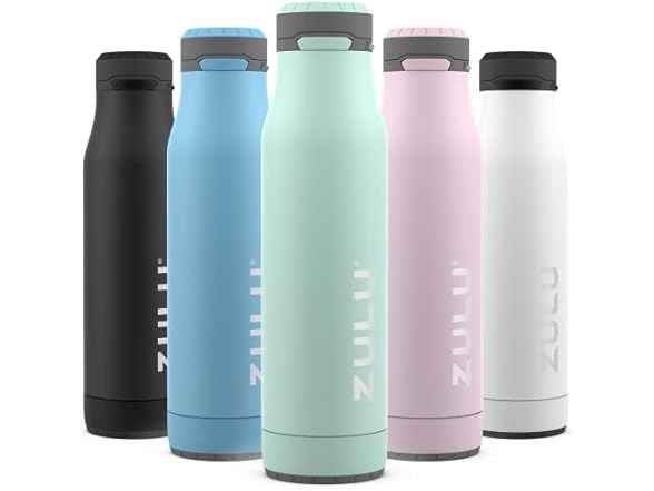 Zulu Ace 24oz Vacuum Insulated Stainless Steel Water Bottle