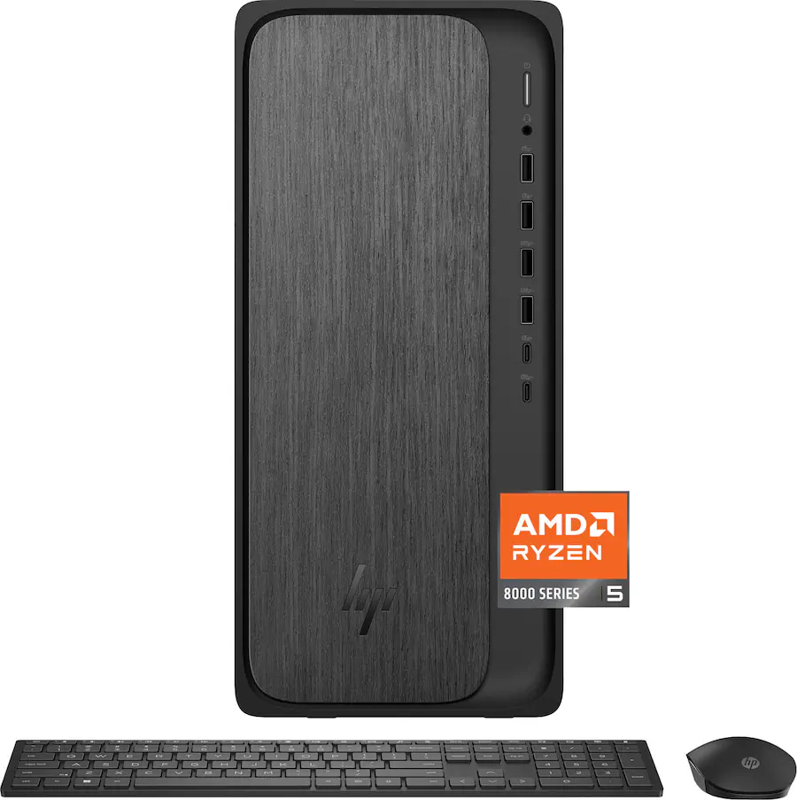 HP – OmniDesk Desktop – AMD Ryzen 5